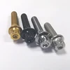 M7*32 M7*24 carbon stainless steel auto wheel split rim assembly 12 point cap flange bolt