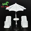 Factory High Quality Architectural Scale Model Beach Suite Plastic Scale Beach Chair