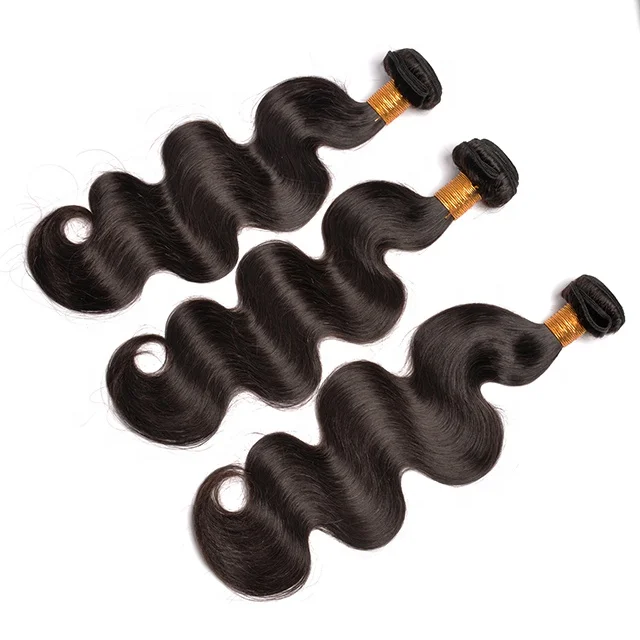 

100 unprocessed 4 bundles body wave 10a grade 10 inch body wave brazilian hair, Natural