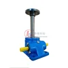 High speed and low noise acme worm gear screw jack with double start