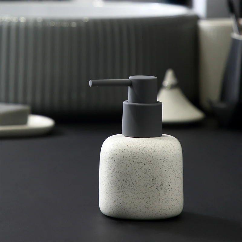 
Chinese manufacturers wholesale square natural tea glaze ceramic manual emulsion water dispenser 