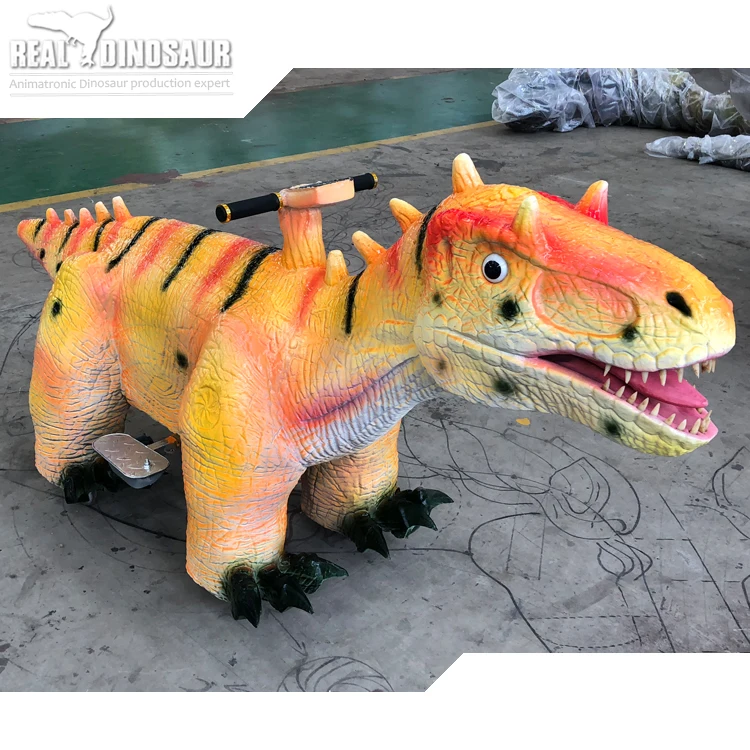 interactive dinosaur ride on