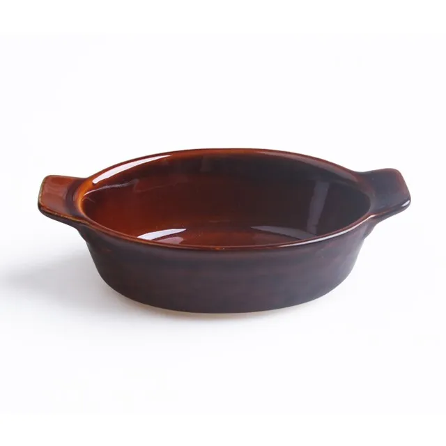 Bronze Glaze Ceramic Baking Dishes Bakeware Set Ceramic Ramekin Buy