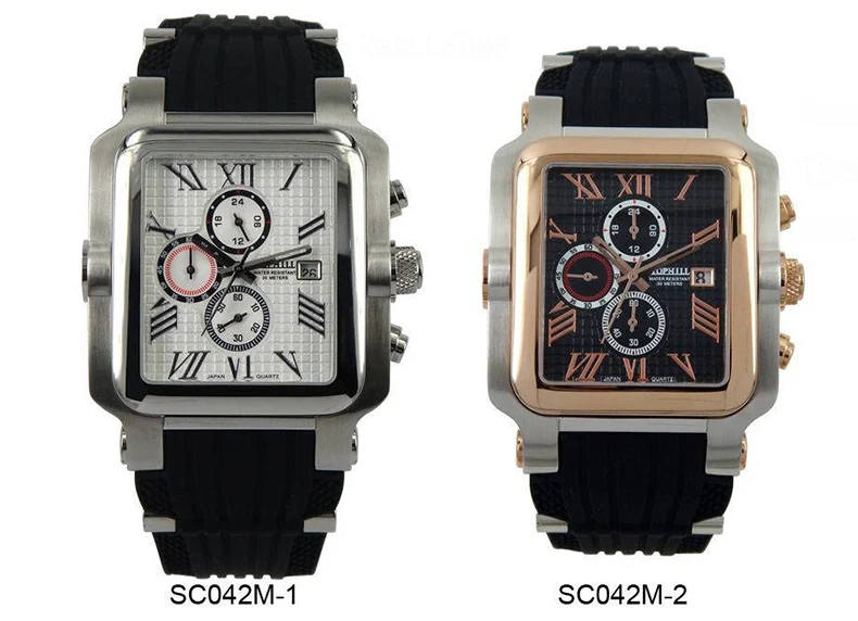 Novelty Square Chronograph Men Western Wrist Watch Buy Novelty Wrist Watches,Chronograph Wrist