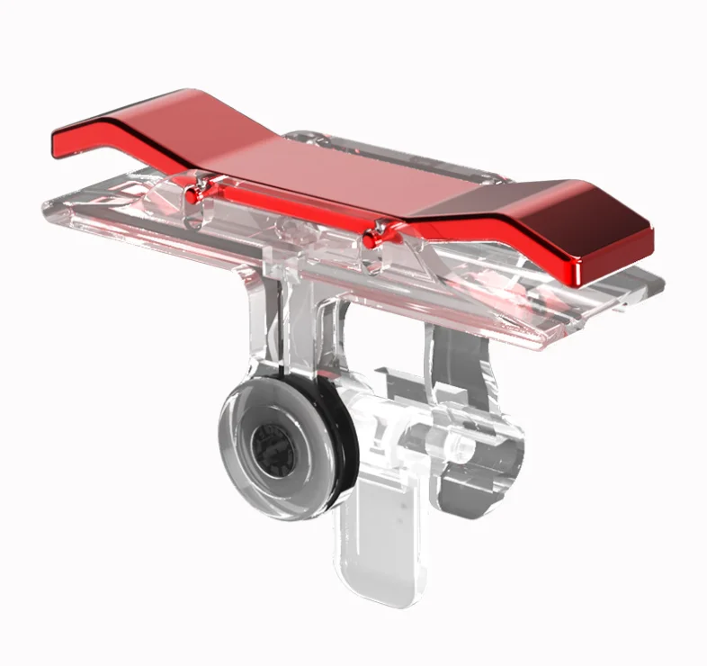 

New design hot mobile game joystick for smartphone, Red;transparent