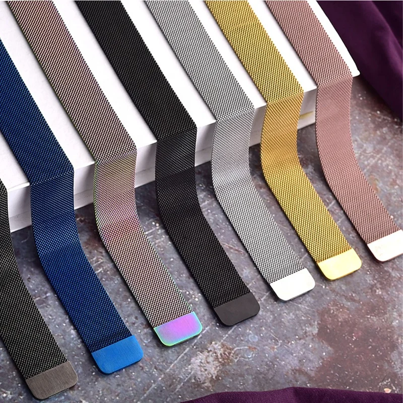 42mm/38mm Milanese Loop Watch Strap For Apple Stainless Steel Bracelet Milanese Band For iwatch 4 3 2 1