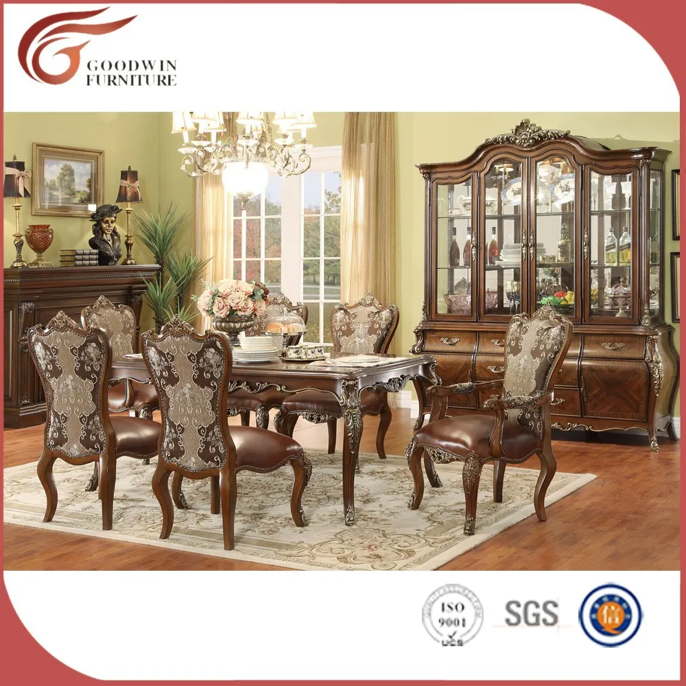 italian luxury antique hot selling dining room