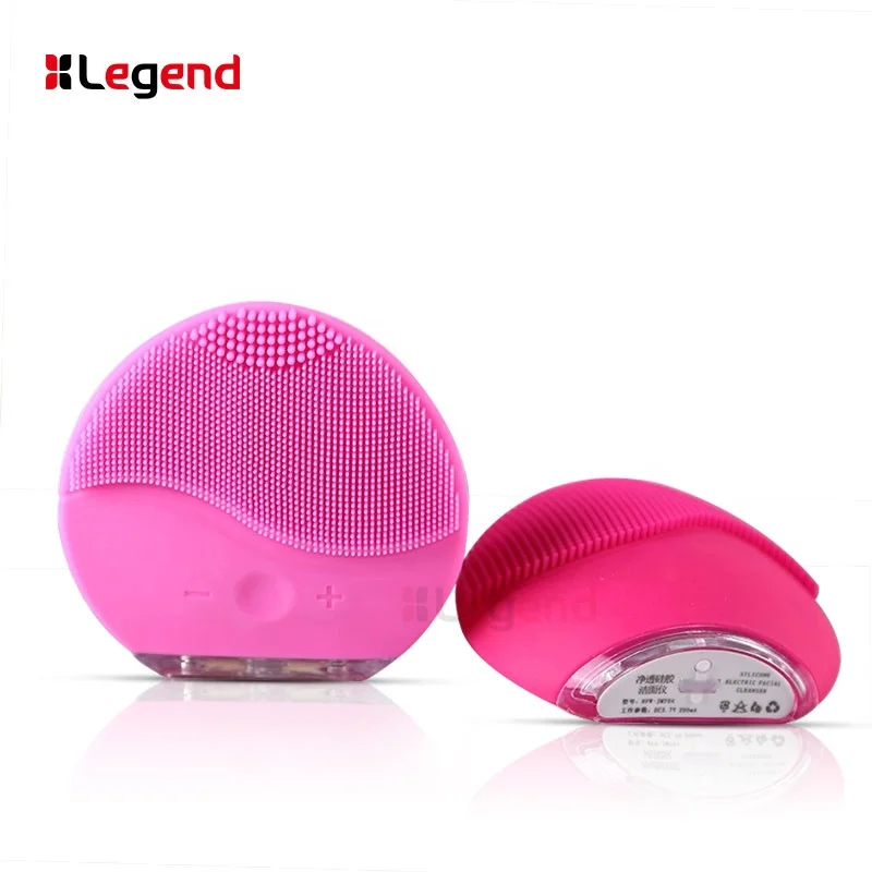 

2019 new Product Mini Portable Waterproof Electric silicone facial cleansing brush