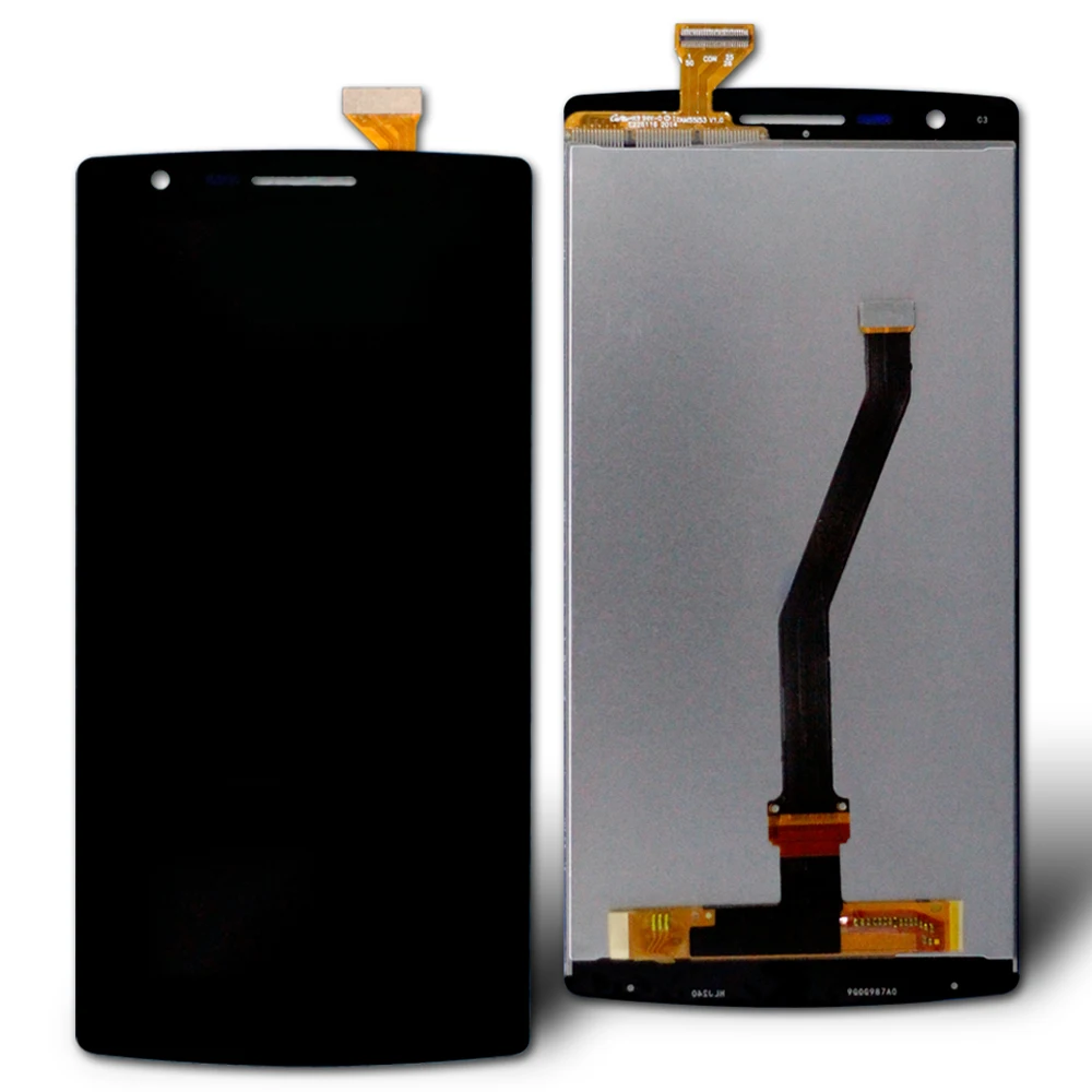 

Wholesale Full Digitizer for Oneplus One Display with Touch Screen Assembly for Oneplus 1 LCD Pantalla Senor Complete, Black for oneplus one lcd touch