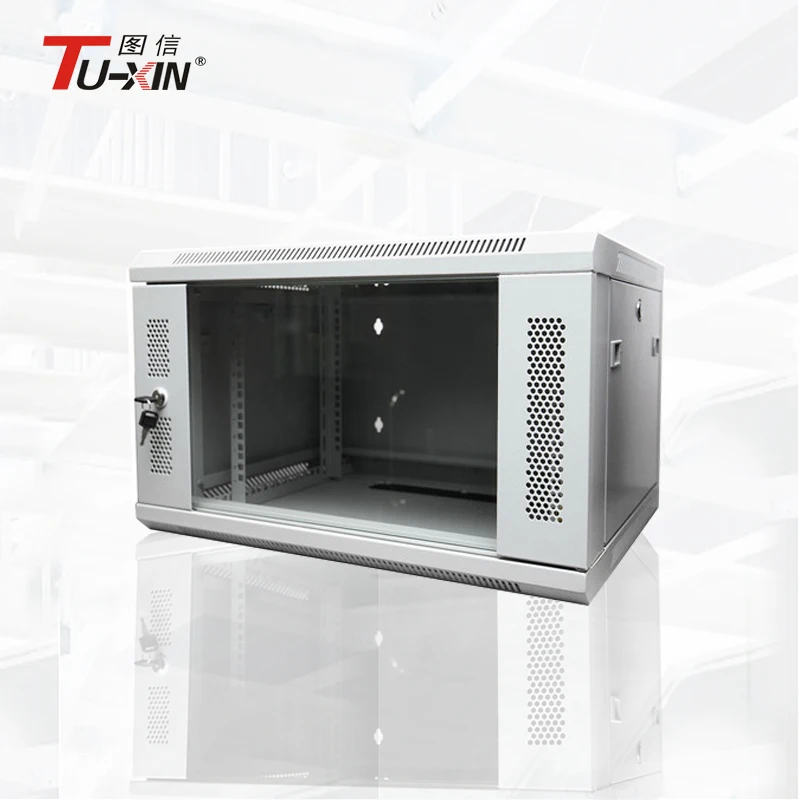 Tuxin rack mount 6u enclosure small network cabinet
