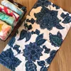 Flowers Custom Velour Printed 100% Cotton Hand Towel