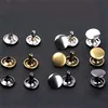 6mm 8mm 10mm Solid Brass Double cap rivet for leather