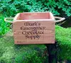 Vintage Wooden Box Rustic Storage Crate With Rope Wooden Flower Pot