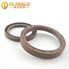 DLseals factory made TCL 60x80x10mm rubber Oil Seals FKM Brown shaft seal with Thread lip