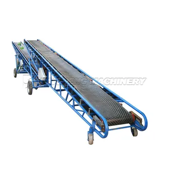 belt conveyor rubber grain mobile china machine baisheng mining larger