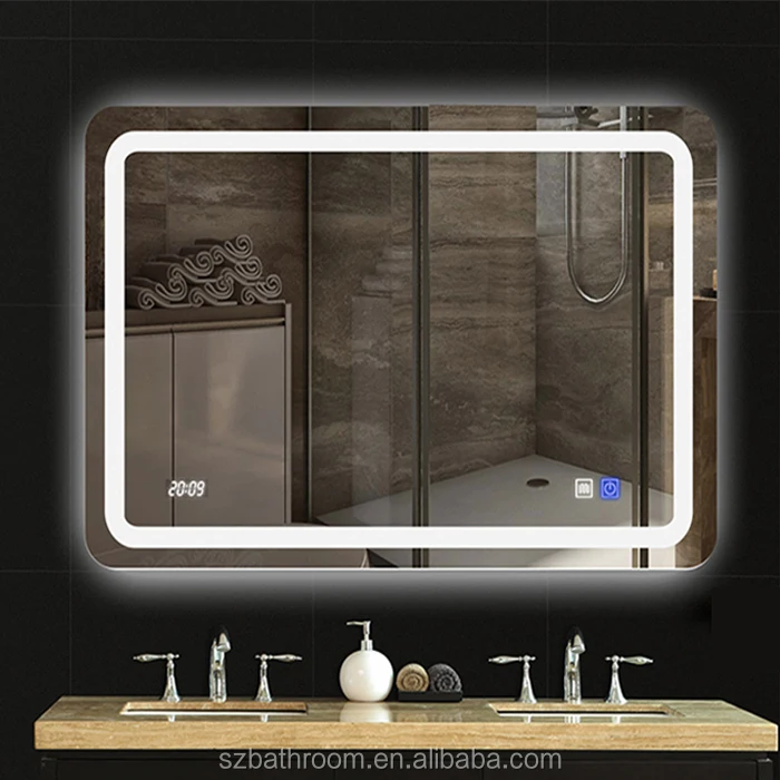 Touch Screen Bathroom Mirror With Led Light On Product Alibaba Touch Screen Bathroom Mirror With Led Light On Product Alibaba