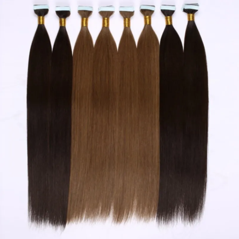 

New arrival top grade American blue glue tape hair extension, N/a