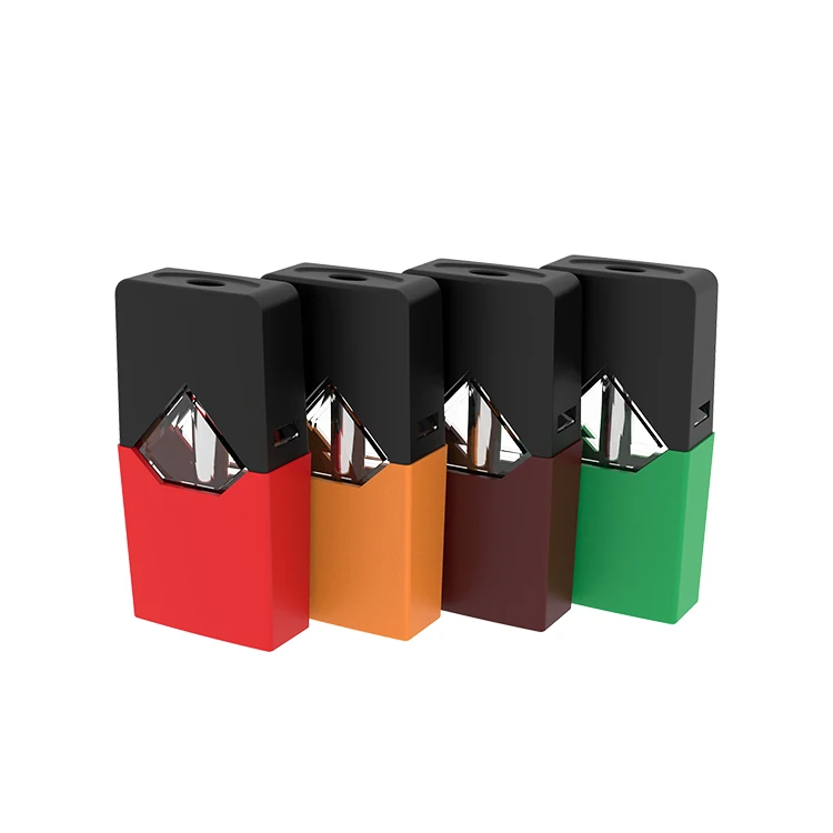 

2019 popular JUCE pods 0.7ml Ceramic Coil Pod Cartridge Vape Pods, Green/red/orange/brown