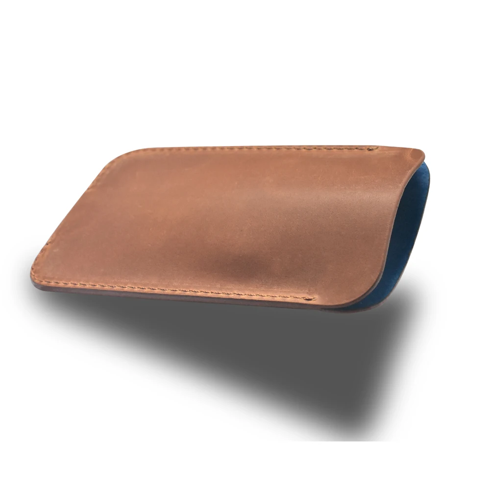 

Wholesale Modern Portable Cell Phone Leather Pouch, Reddish brown