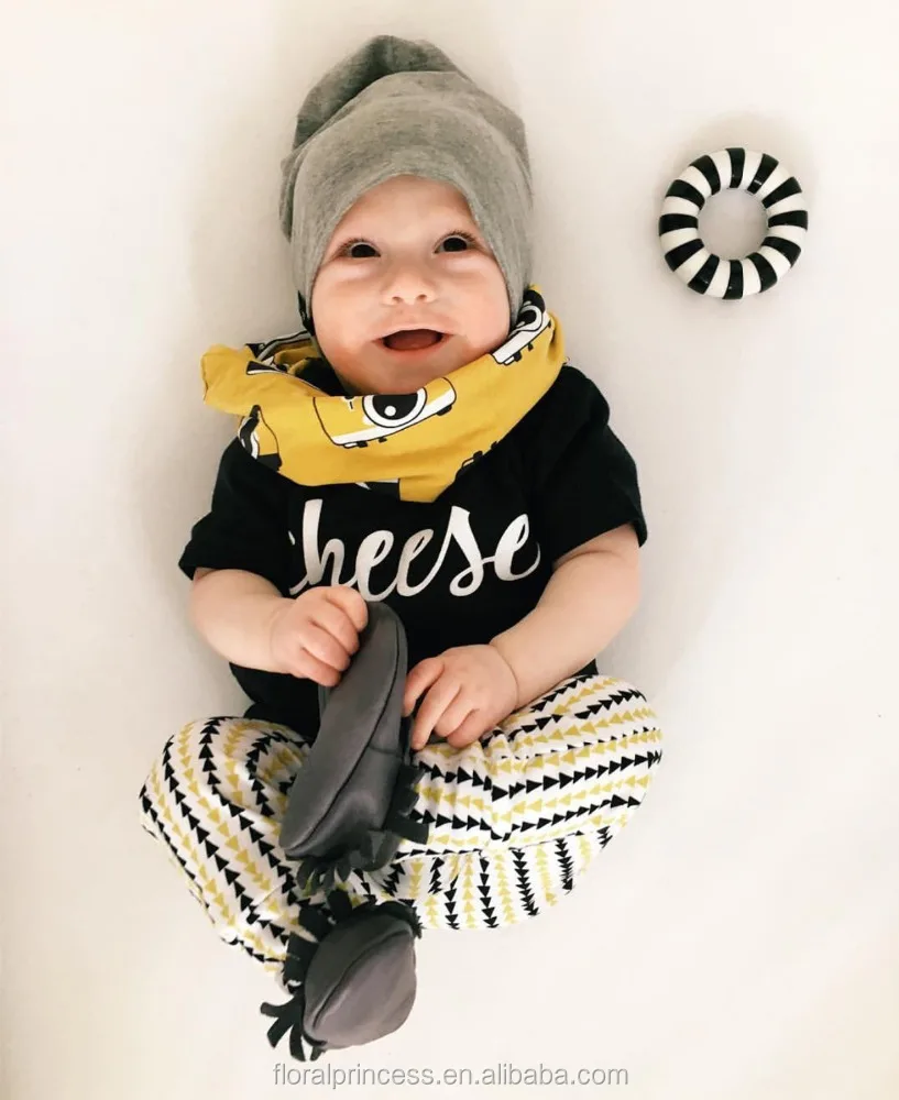 

infant baby summer leisure suit boys short sleeve t-shirt with stripe long pants clothing 2pcs sets, As picture