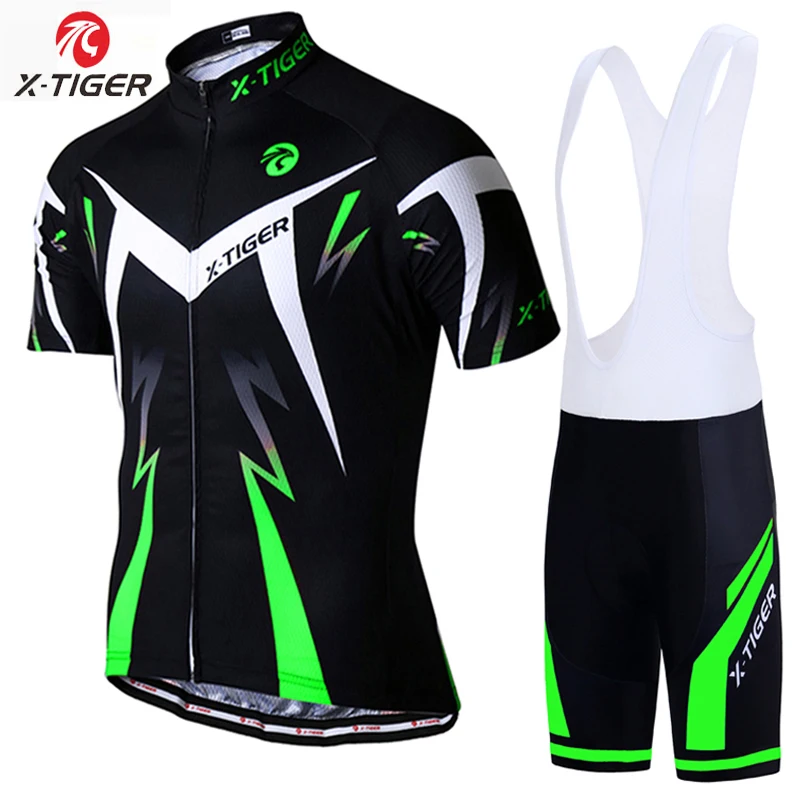 

X-TIGER Men Cycling Jersey Spring short Sleeves Cycling Clothing MTB Bike Clothing Breathable cycling wear, Different colors