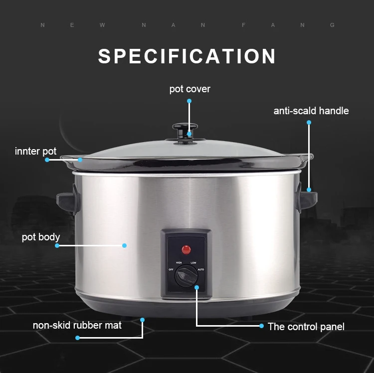 2021 Highest Rated 8 Qt Best Slow Cooker For Large Family Programmable
