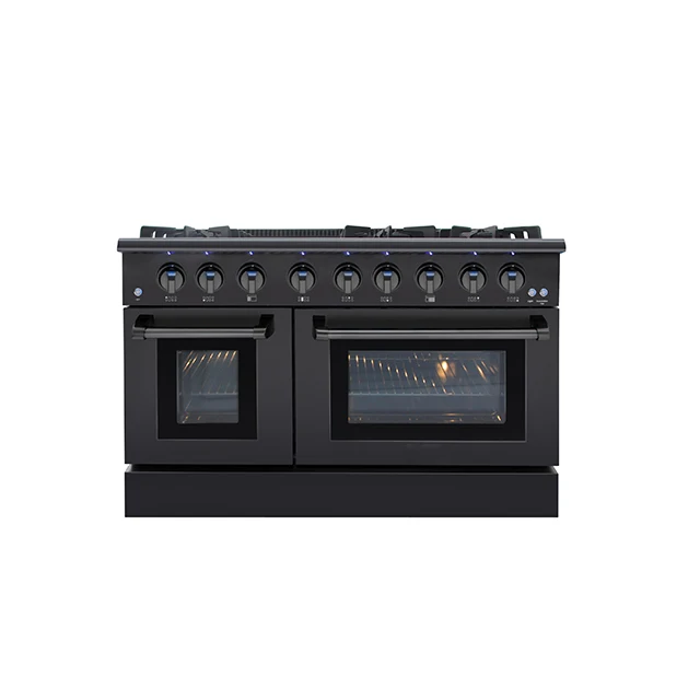 
Freestanding 6 Burners Gas Range Tops Stove with Griddle plate 