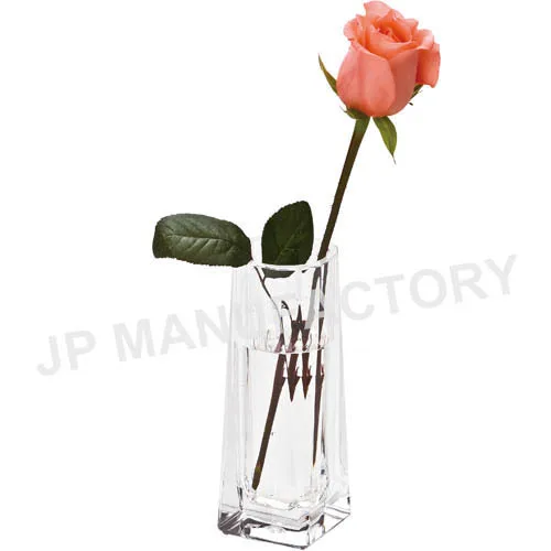 Cheap Flower Vases Small Flower Vases Diamond Cutting Acrylic Tabletop