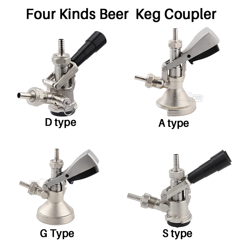 Beer Keg Party Pump Set,Beer Tap G Type Keg Coupler Dispenser Beer