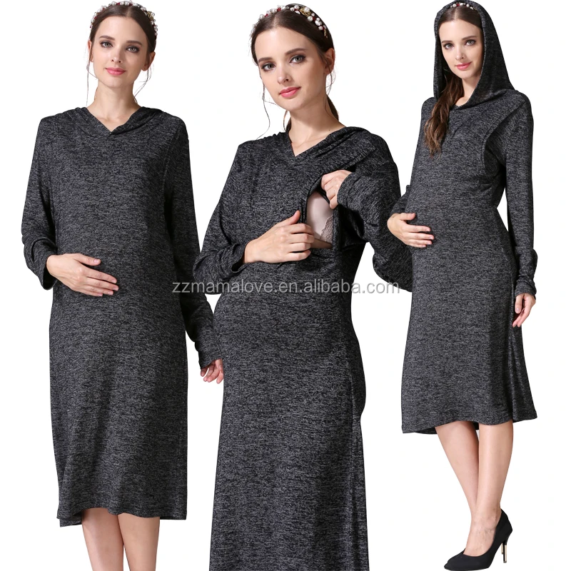 

MamaLove Cotton Maternity clothes Fashion Breastfeeding Dress Nursing clothing for pregnant women