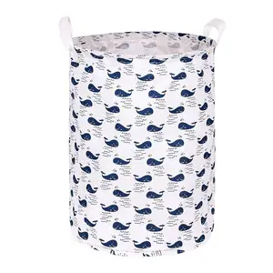 Image of Custom LOGO Promotion Large custom home organizers waterproof cotton foldable storage laundry basket