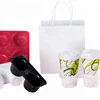 Factory directly sell disposable PS plastic coffee cup carrier 2 cups plastic holder