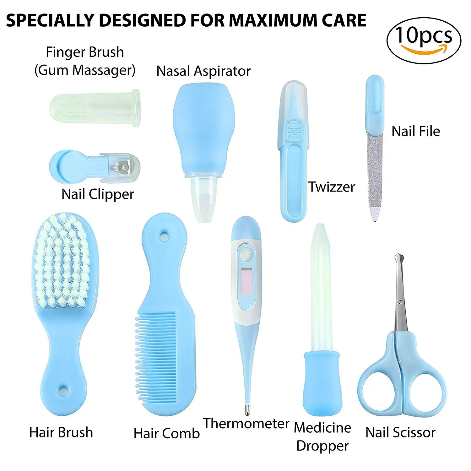 10pcs Miracle Baby Grooming Kit Infant Nursery Set Newborn Health Care
