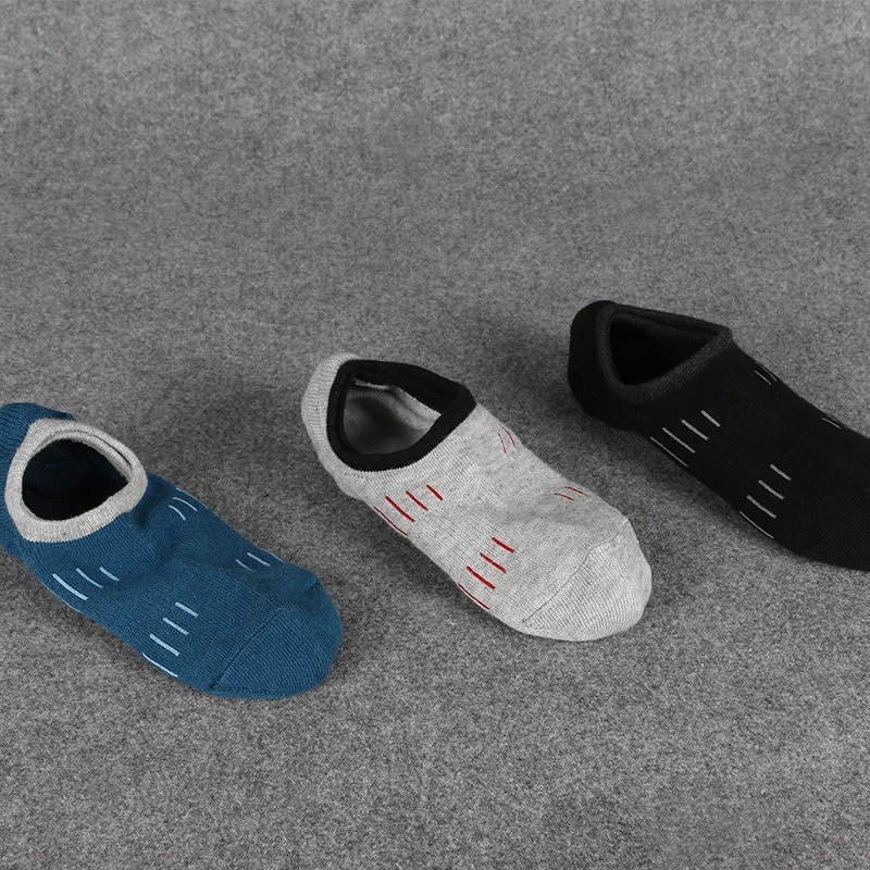 Silicone Anti-Drop Solid Color Thin Sock Antislip Invisible Boat  Socks