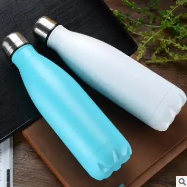 

Custom logo stainless steel cola bottle sports thermos double wall vacuum flask