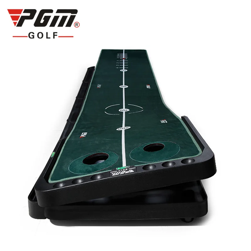 PGM Slope Adjustable Black Plastic Frame Carpet Golf Putting Mats Putting Green