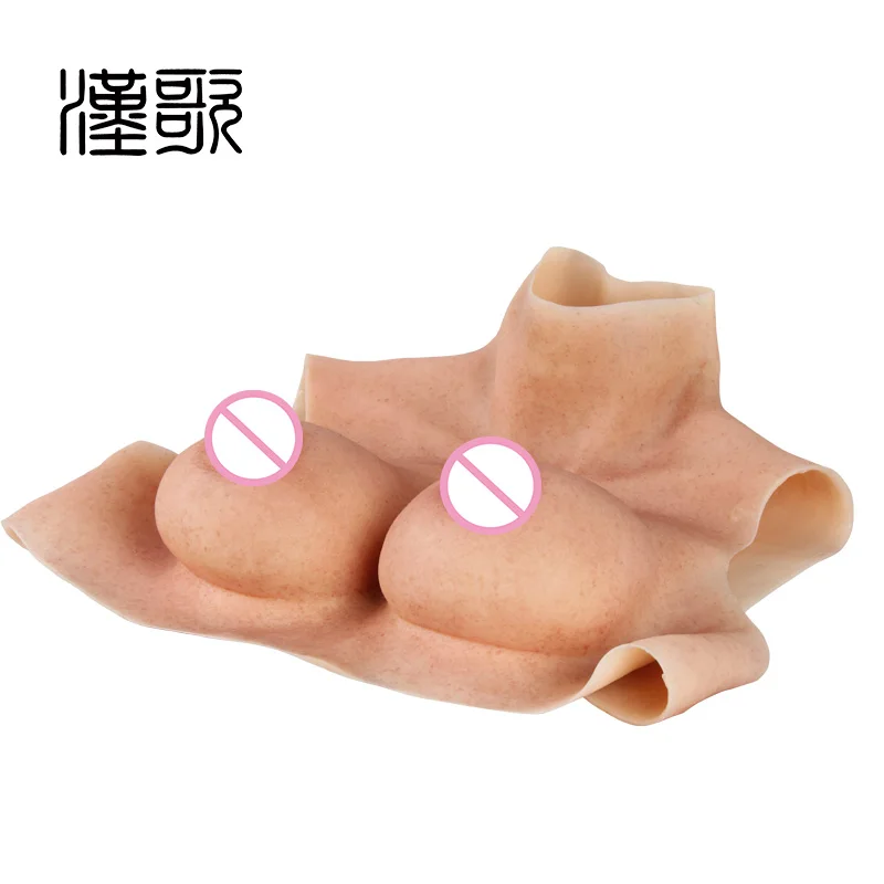 

Makeup Artificial Boobs Drag Queen Transgender Realistic Vagina Shemale Tit Silicone Breast Forms for Crossdresser, Nude skin (other color