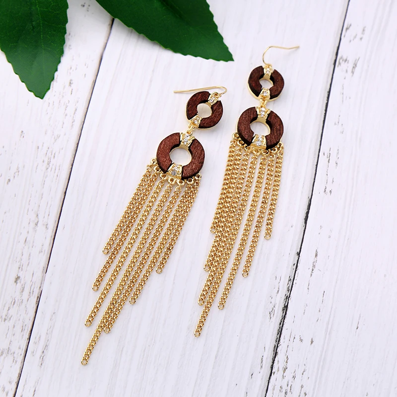 Afro Fashion Jewellery Beautiful Bamboo Unfinished Hoops Designed