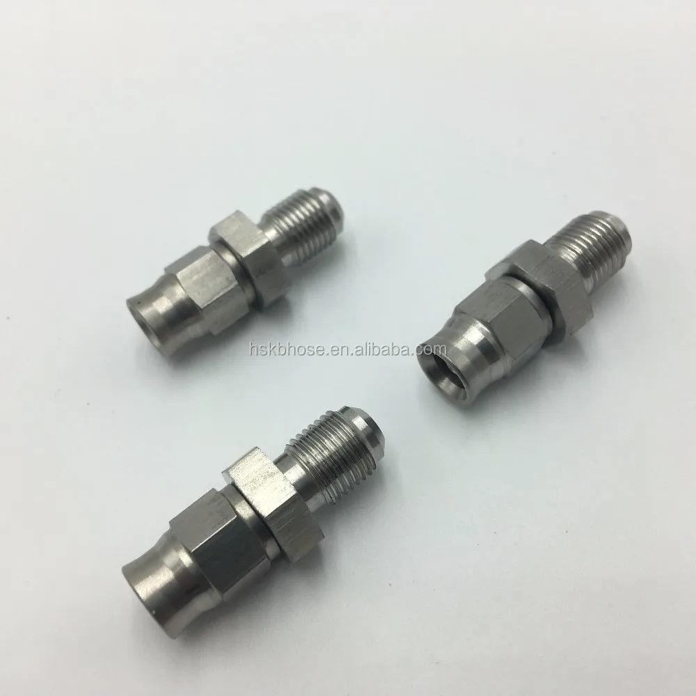 3an M10x1.25 M10*1 Stainless Steel Convex Male Flare Seat Fitting Ends