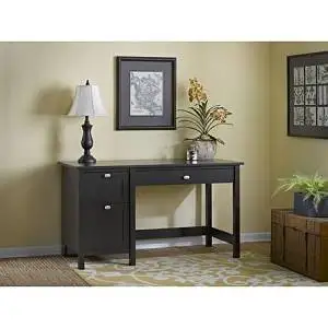 Office Desk Furniture, Office Desk Organizer, Computer Desks, Student Desks, Writing Desks, Broadview Single Pedestal Desk In Espresso Oak Finish