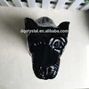 High quality black obsidian crystal carving animals/obsidian wolf for sale