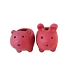 Set of 2 Adorable TerraCotta Rabbit and Bear Shaped Mini Planters for Indoors or Outdoors