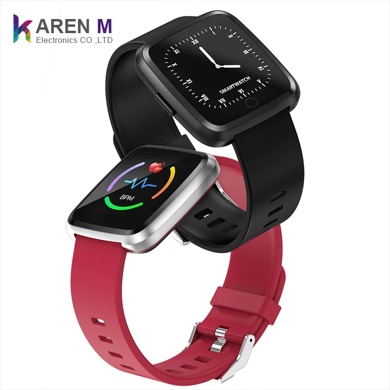 

Y7 Smart watch Bracelet Blood Pressure Oxygen Sport Tracker smartwatch Waterproof Heart Rate Monitor Wristband For Men Women