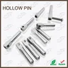 4.8MM 2 pin 3 pin hollow empty brass round schuko insert screw pin lead free ROHS