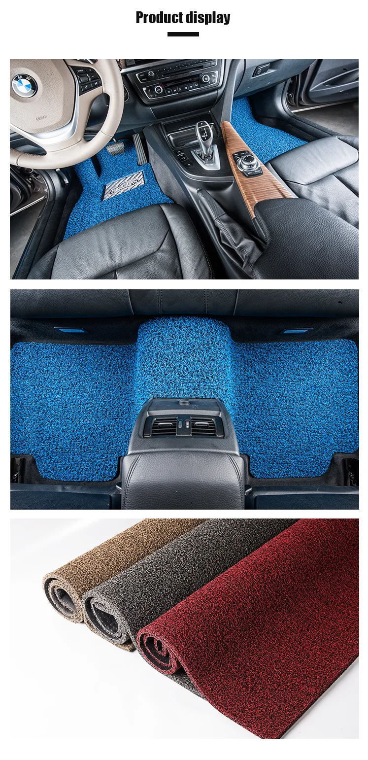 Factory Supply Diamond Plate Girly Blue Pvc Coil Car Floor Anti