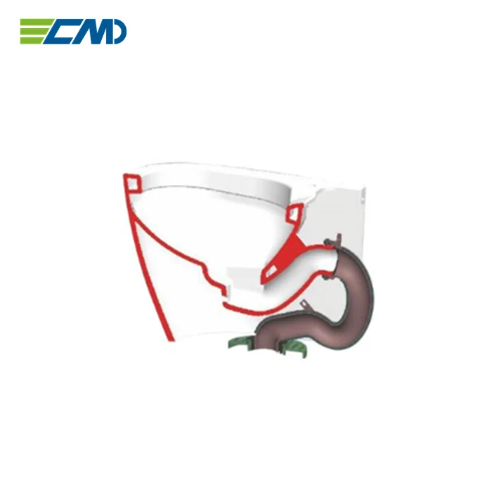 
PVC Material Toilet Pan Connector,'S' Pan connector for toilet 