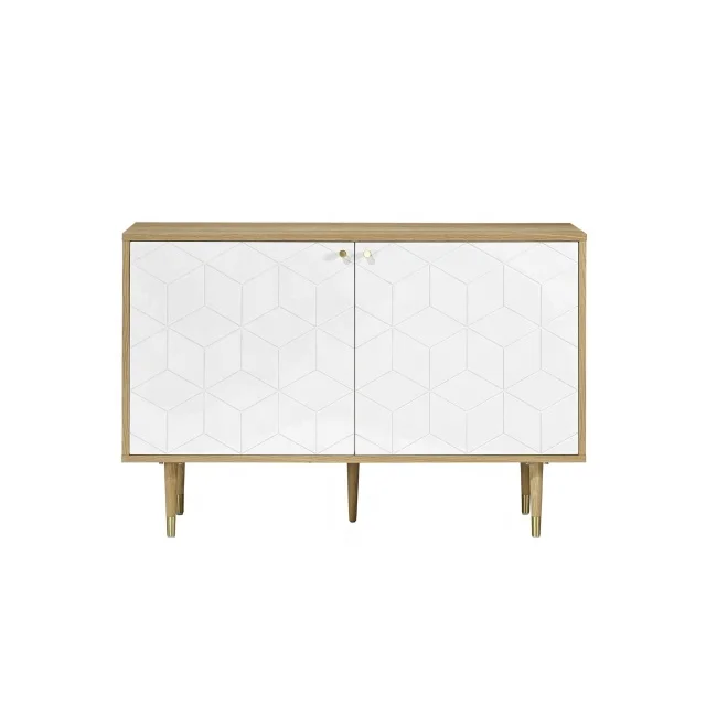 
scandinavian design MDF with oak veneer sideboard high quality cabinet hot sale storage cabinet 
