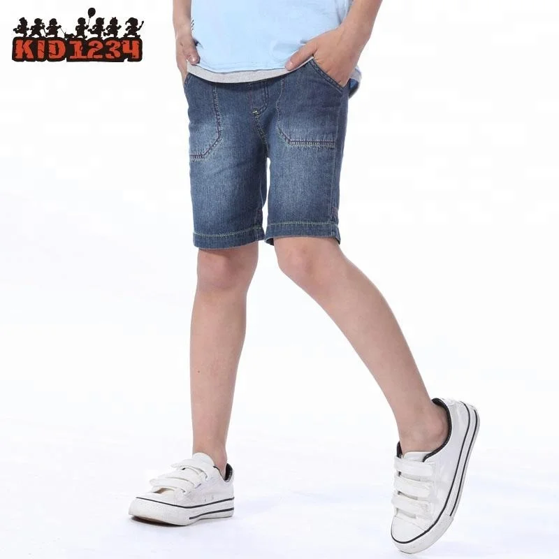 baby boy black denim shorts
