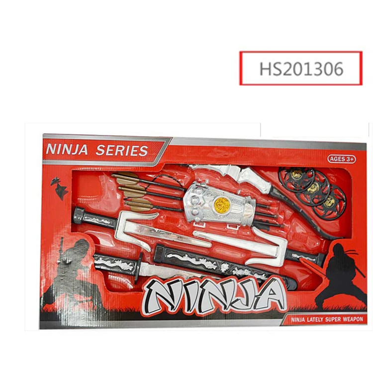HS201306, Huwsin Toys, boy toy ninja sword sets