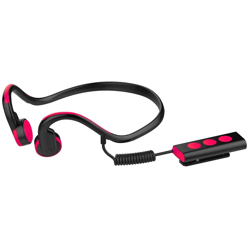 

Sport Cycling Driving Jog Open Ear Bone Conduction Wireless BT 4.0 Headphone with Microphone for iPhone 6s 6 Plus Android Smart, Red;orange;black;etc
